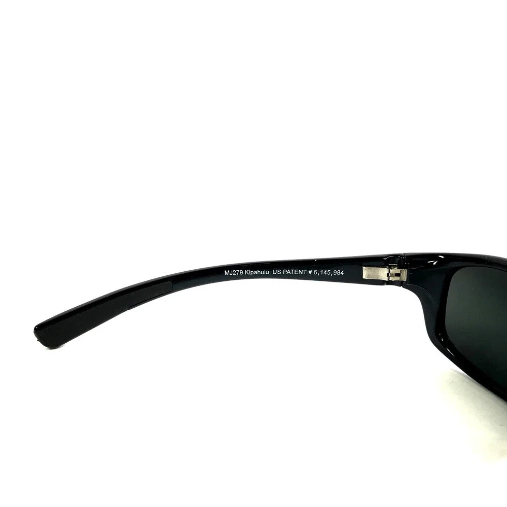 Maui Jim Sunglasses Kipahulu MJ279-02 Shiny Black Frames w/ Neutral Gray Lenses